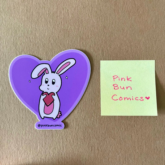 Heart Bun Sticker