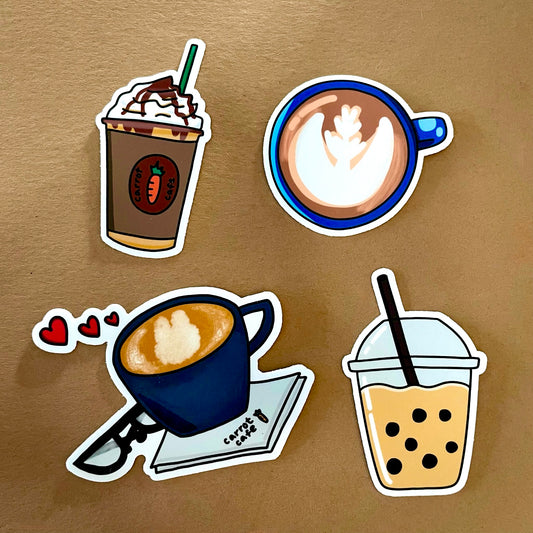 Latte Sticker