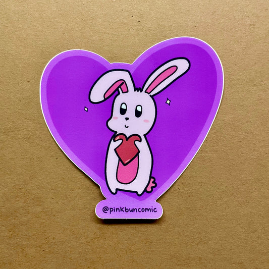 Heart Bun Sticker